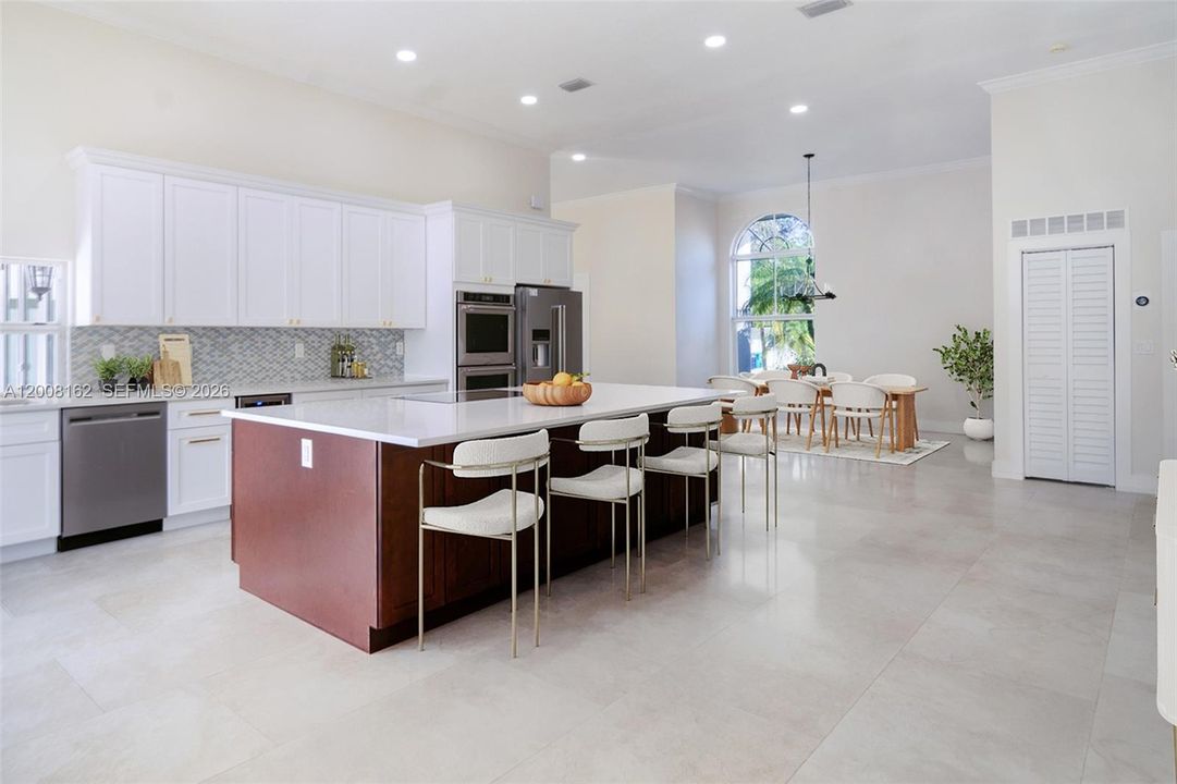Virtually Staged kitchen