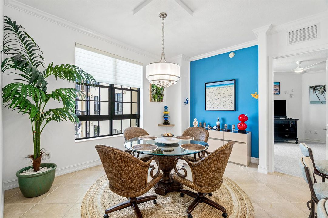 Dining Area w/ High ceilings