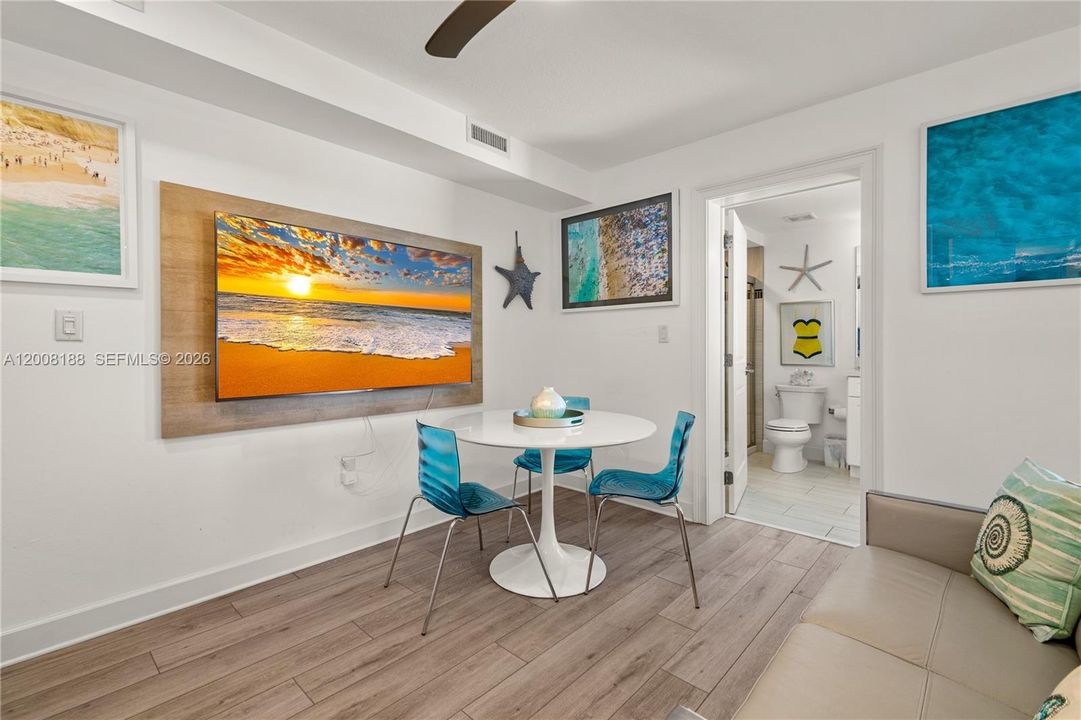 Bedroom sitting area