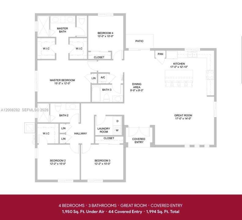 For Sale: $694,990 (4 beds, 3 baths, 1950 Square Feet)