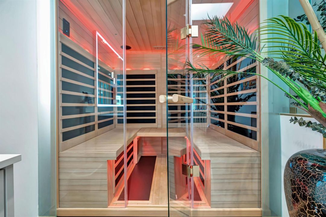 Built In Sauna in Master