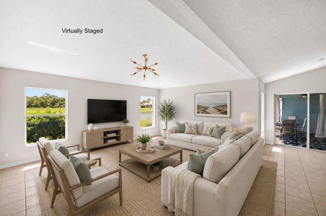 Virtually Staged Living Room 2