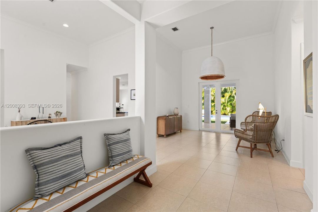 Foyer and Dining room