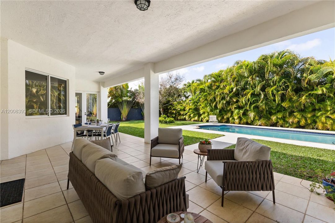 Covered terrace