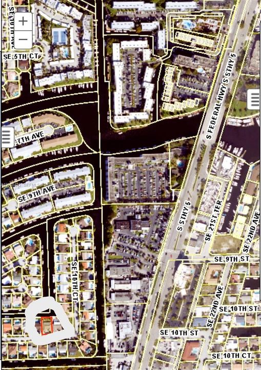 AERIAL SUBJECT PROPERTY TO ONLY FIXED BRIDGE