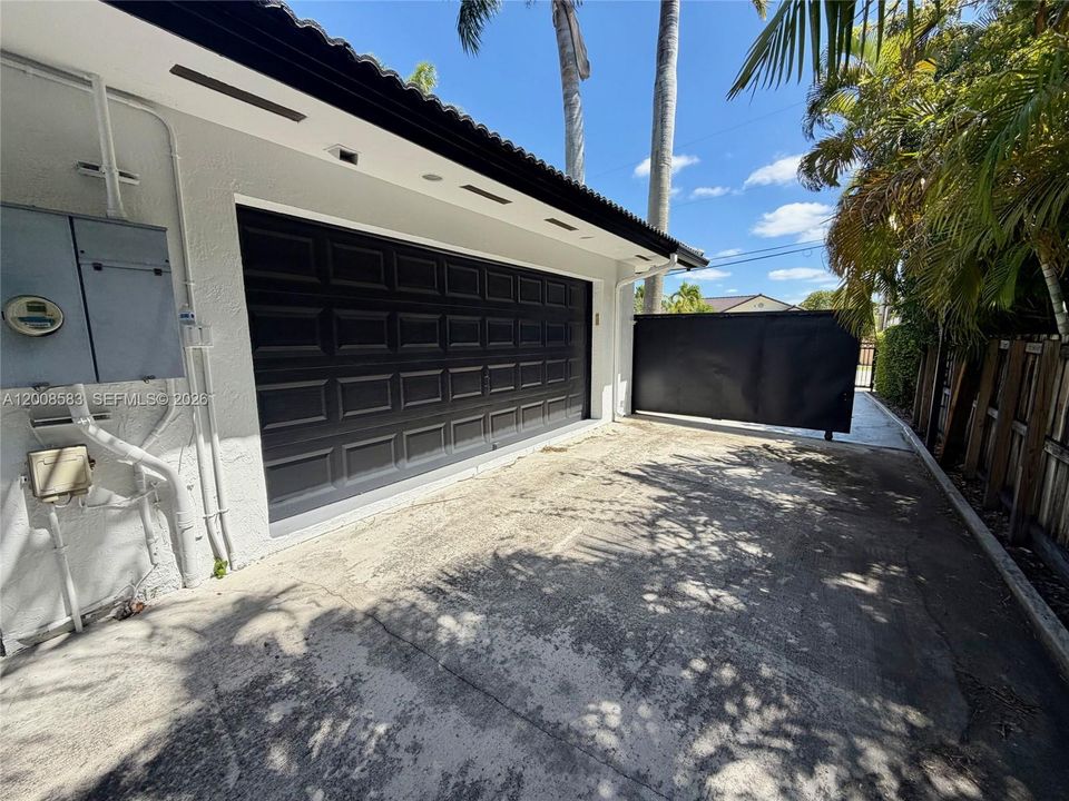 Front thru garage