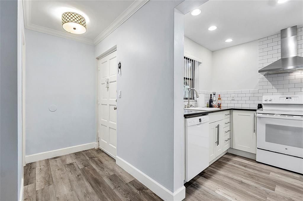 Front Entrance and Kitchen