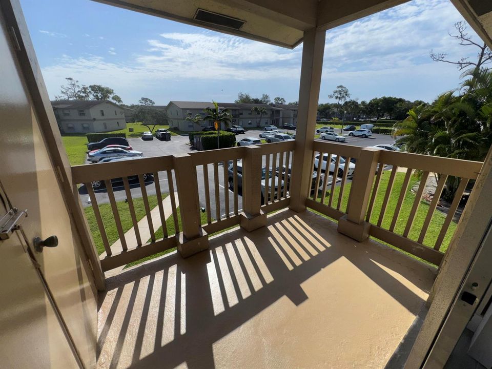 East Side Facing Open Balcony
