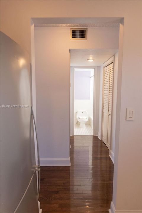 View From Kitchen to Bathroom