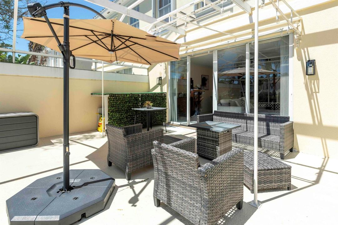 Outside patio