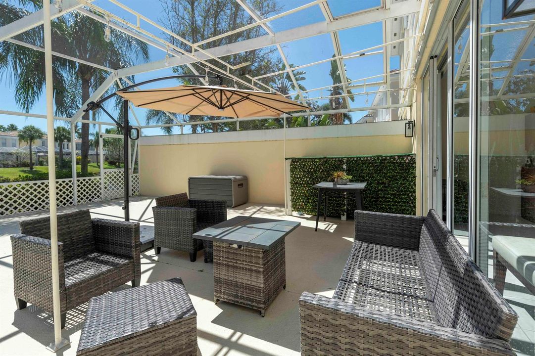 Outside patio