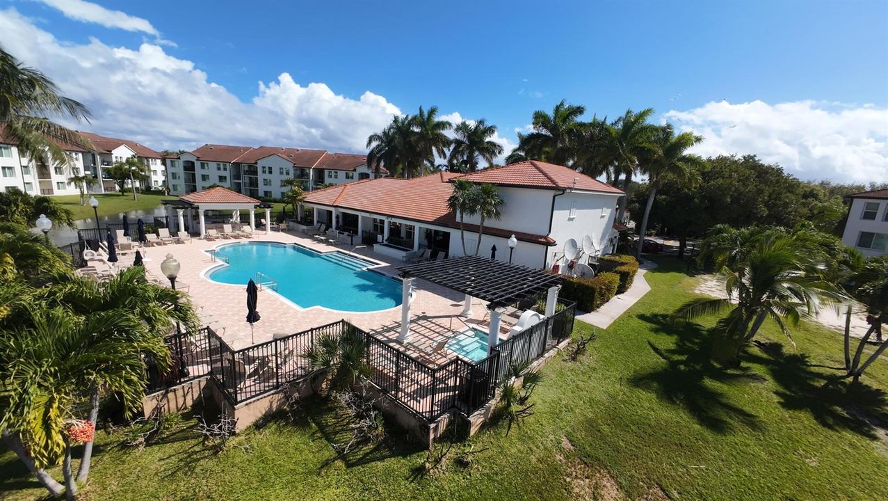 Mirabella Villas Drone Clubhouse 1