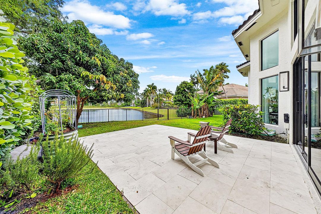 Patio off dining area