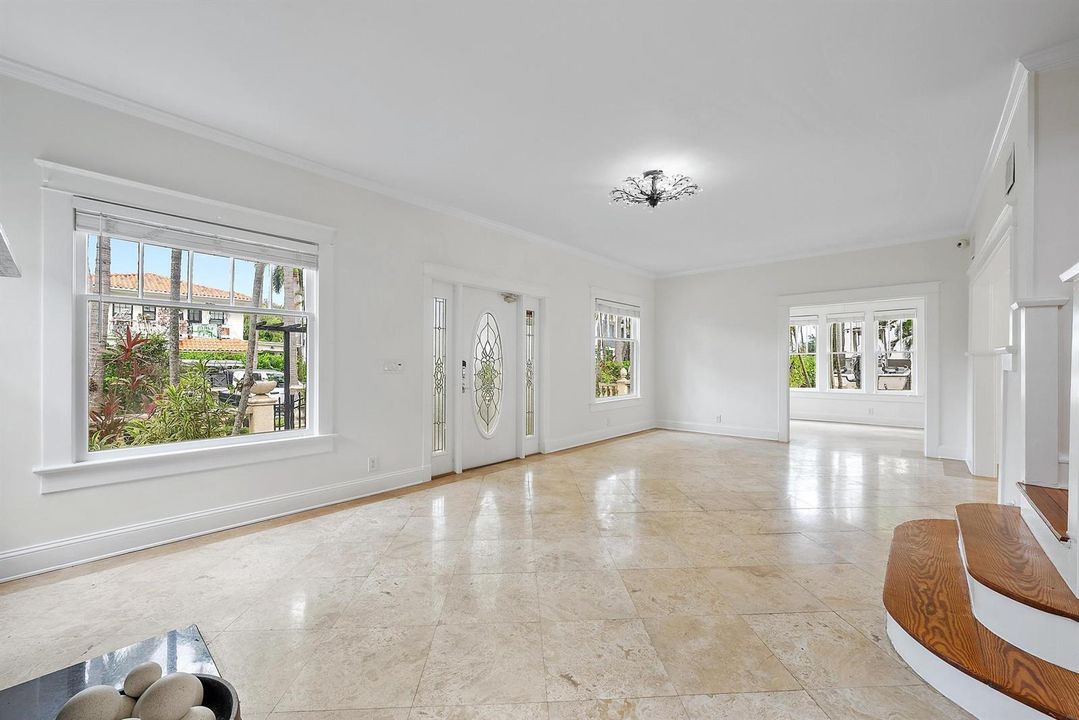 Bright open living area.