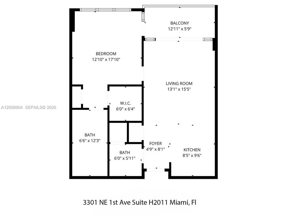 For Sale: $469,000 (1 beds, 1 baths, 761 Square Feet)