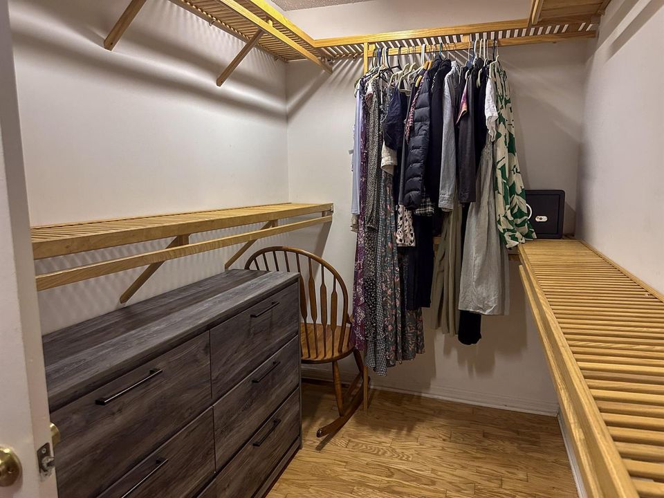 Primary closet