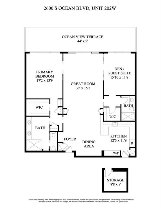 2600 S OCEAN BLVD, 202W