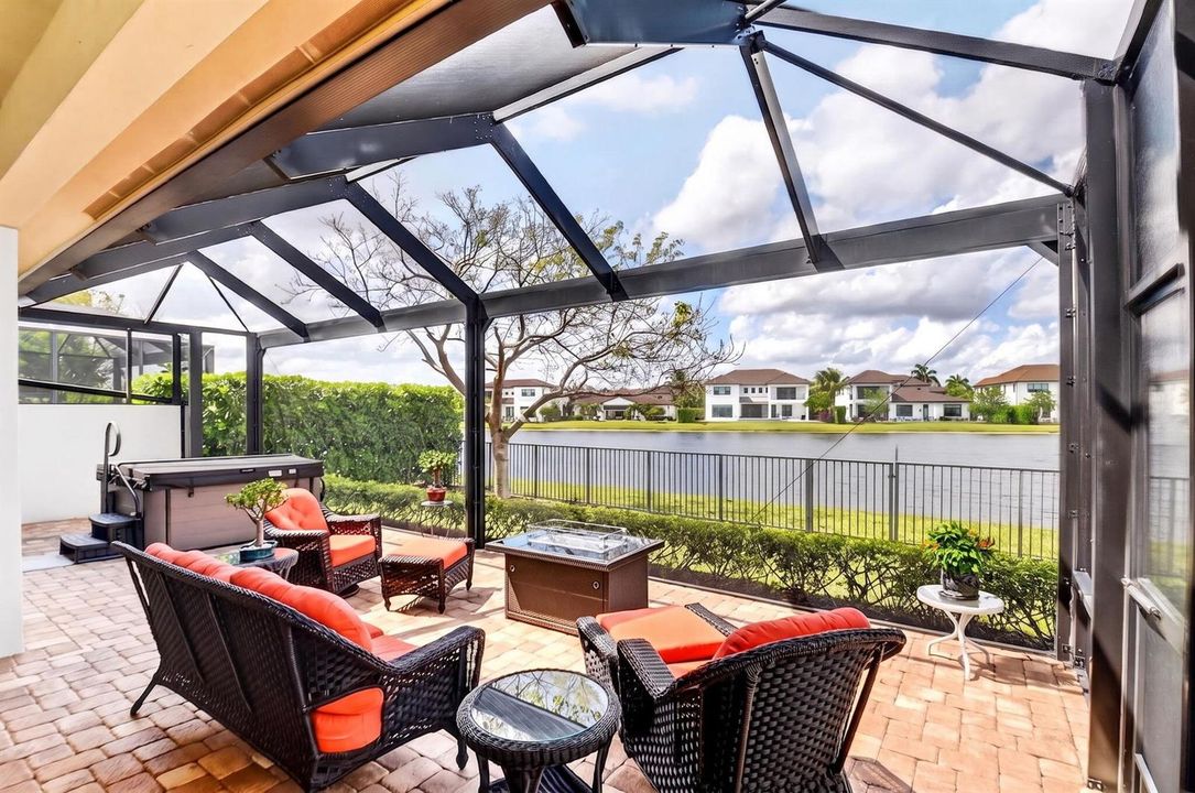 Patio and Lake View