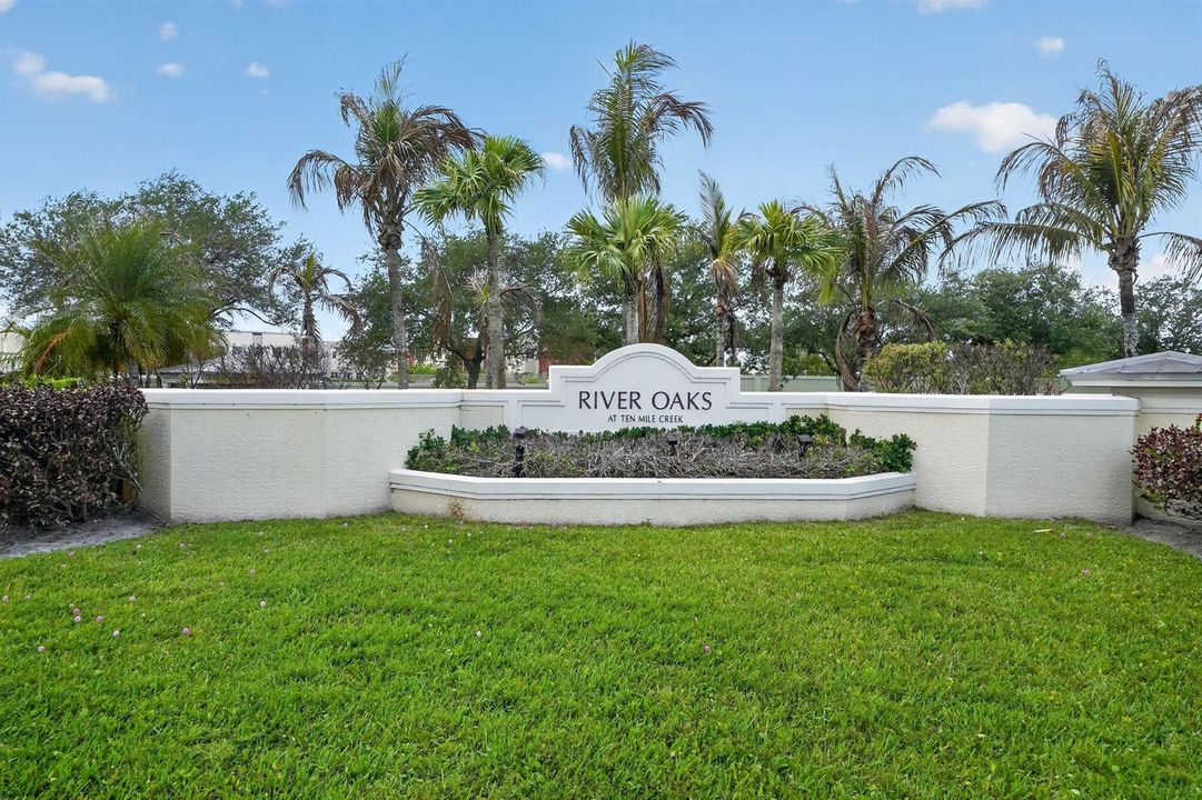 entrance sign