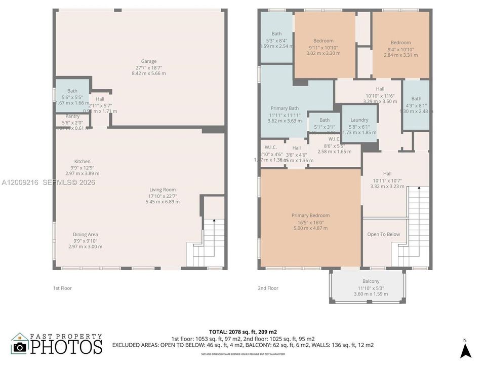 Activo con contrato: $3,950 (3 camas, 3 baños, 2078 Pies cuadrados)