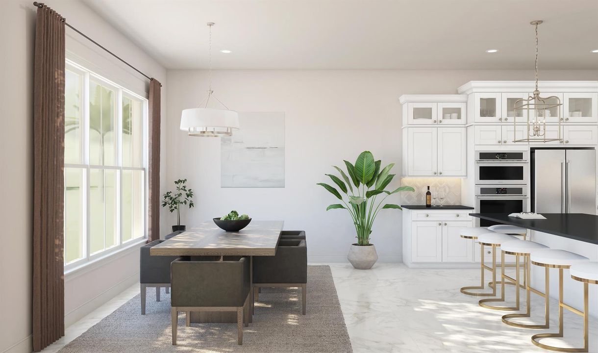 Kitchen and Dining Area