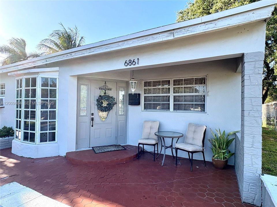 Welcoming front entry