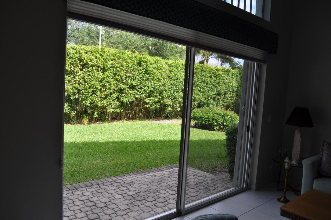 View to yard