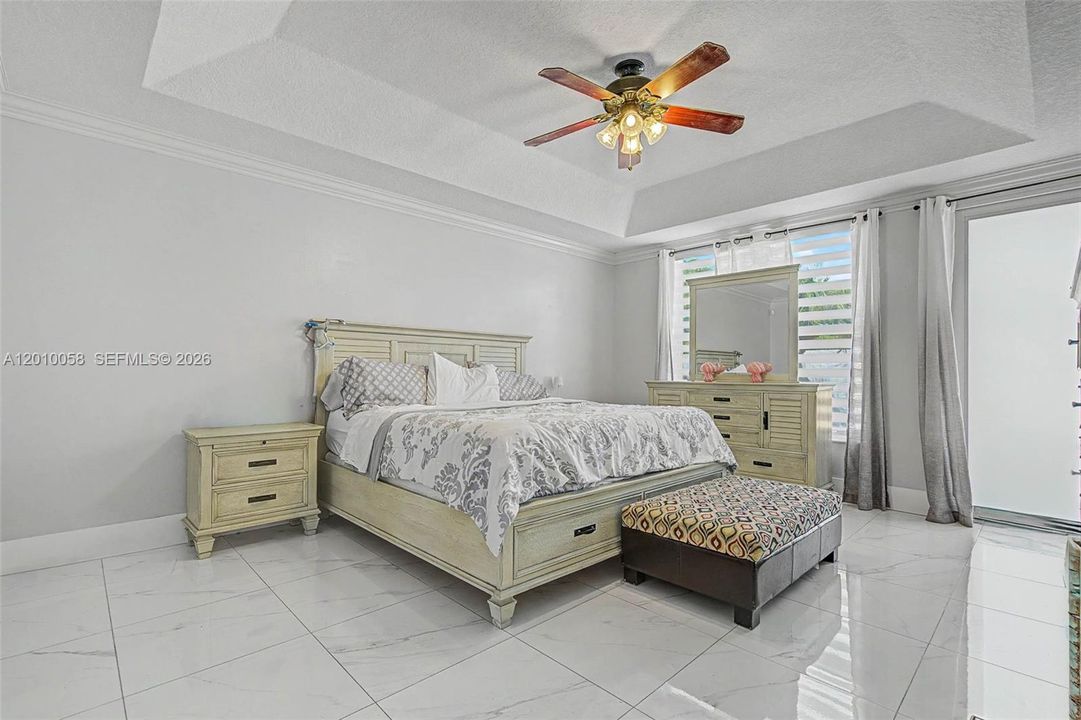master bedroom on the main floor