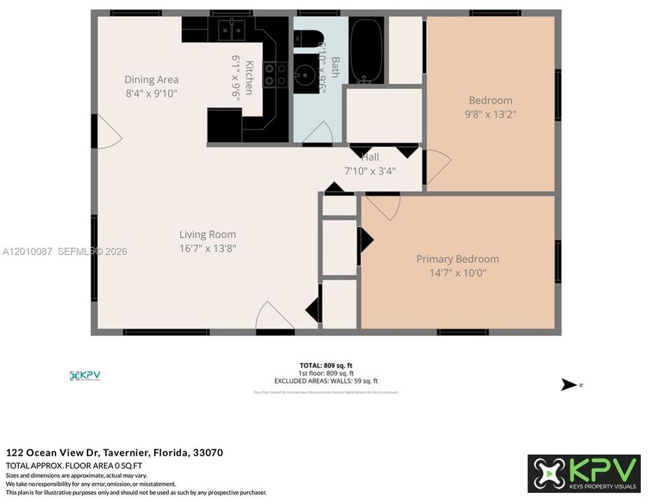 For Sale: $599,000 (2 beds, 1 baths, 900 Square Feet)