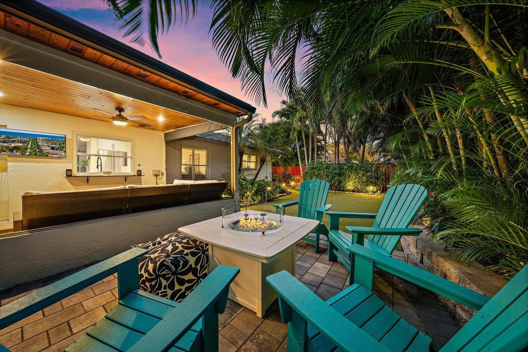 Back Yard and Screened in Patio