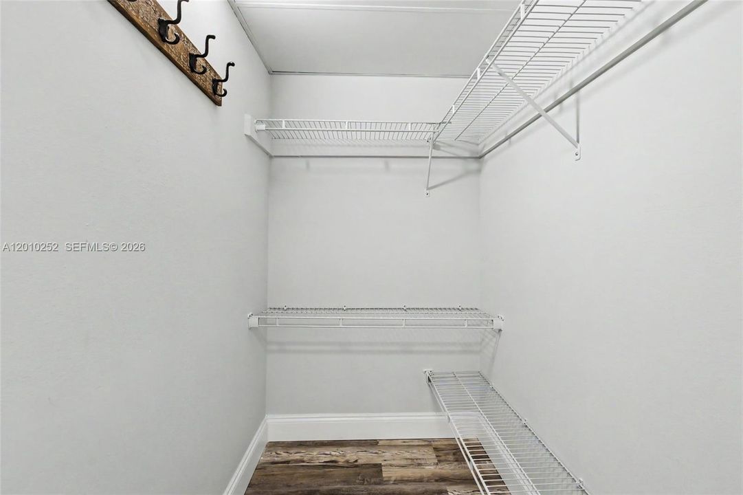 Huge Walk In Closet