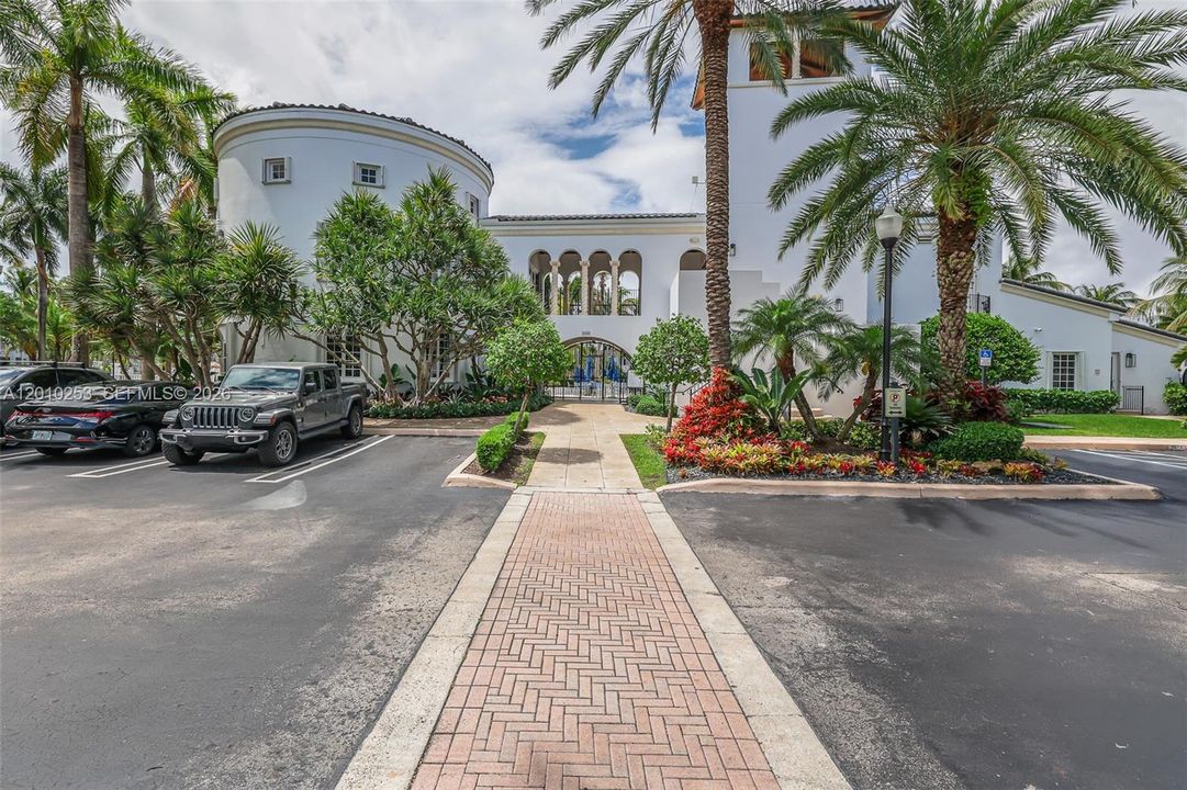 Clubhouse Entrance