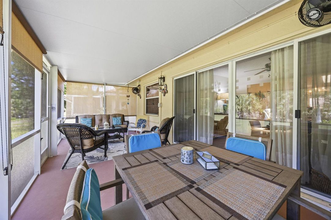 Screened patio