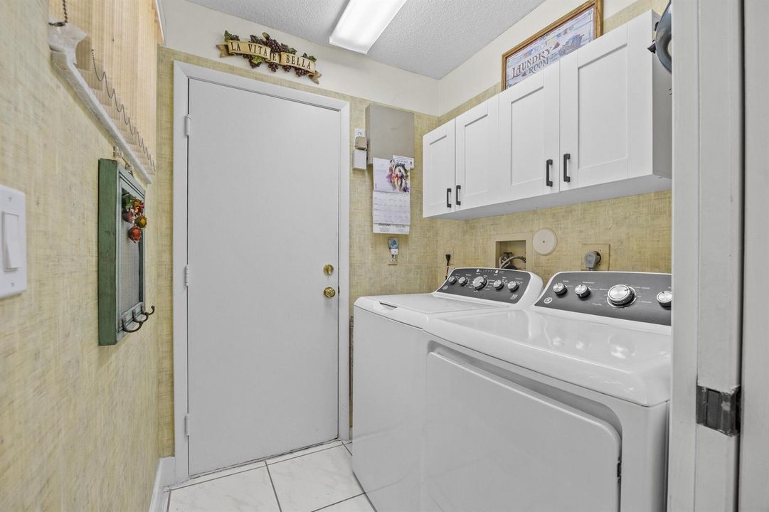 Laundry area