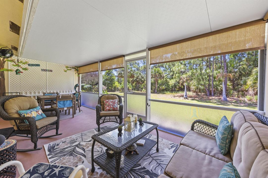 Screened patio