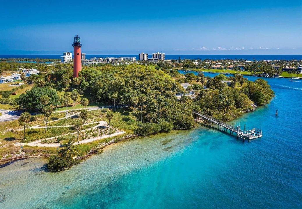 Nearby Jupiter Lighthouse
