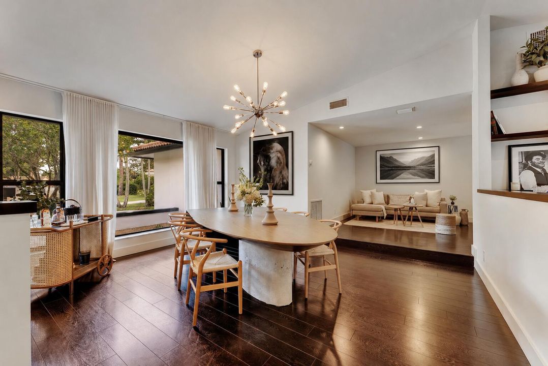 Formal dining room and sitting area