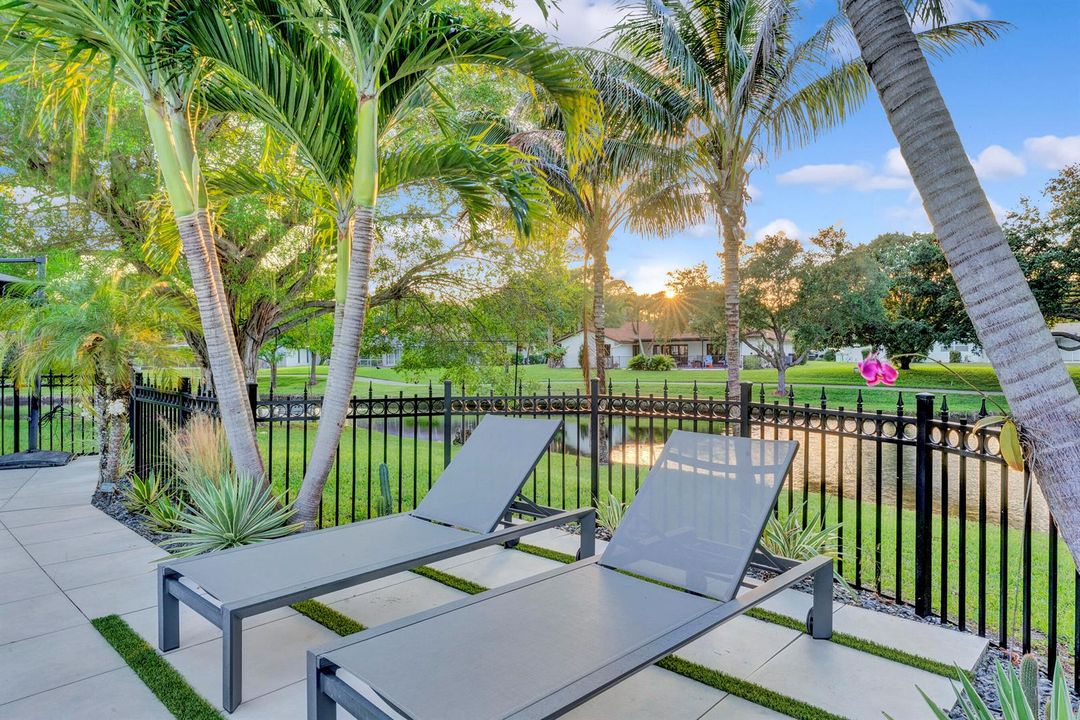 Backyard lounge