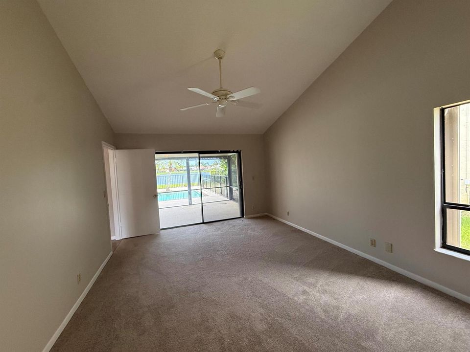 the master bedroom