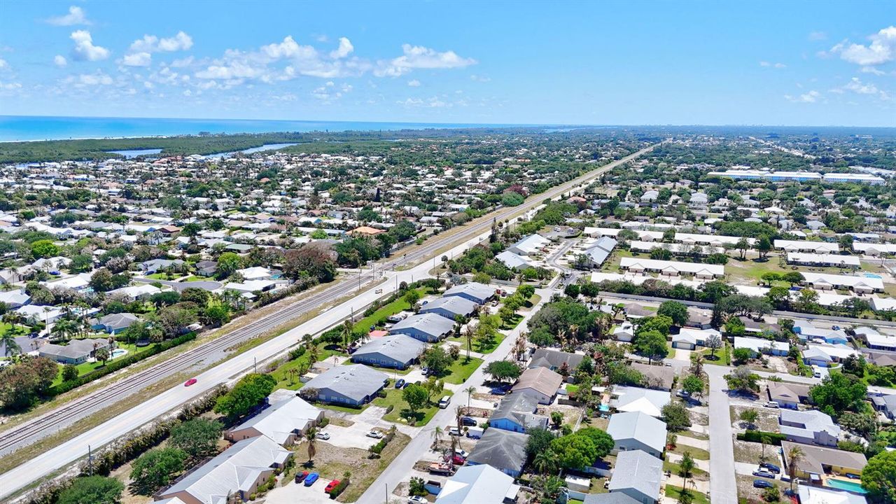 Looking South