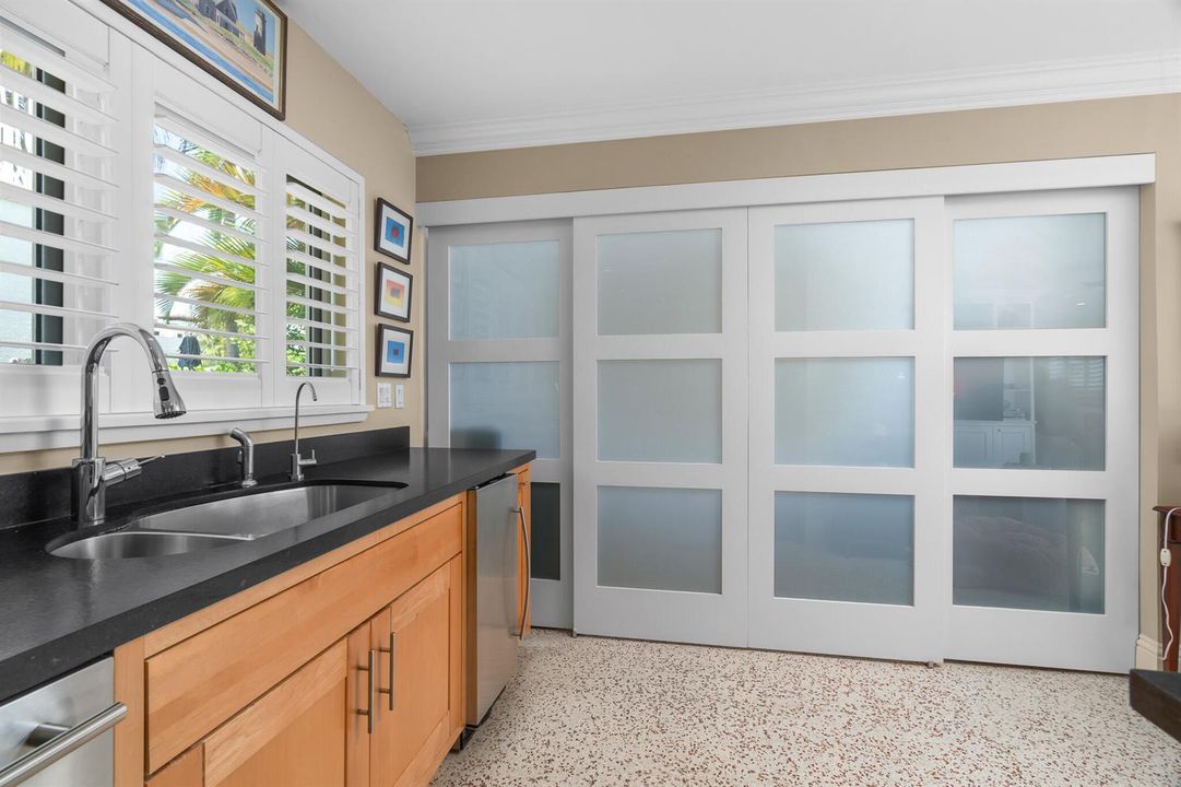 Sliding doors to study