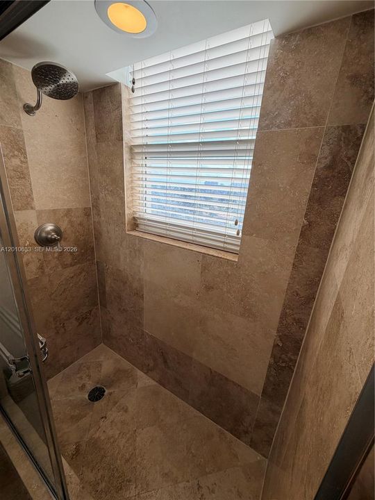 Guest Bath Marble Shower