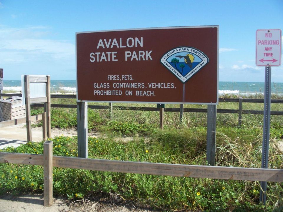 Avalon state park sign