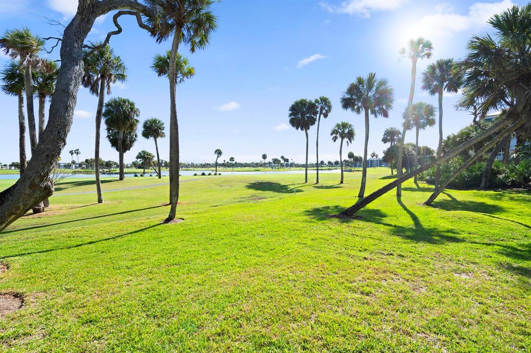 Lush grounds
