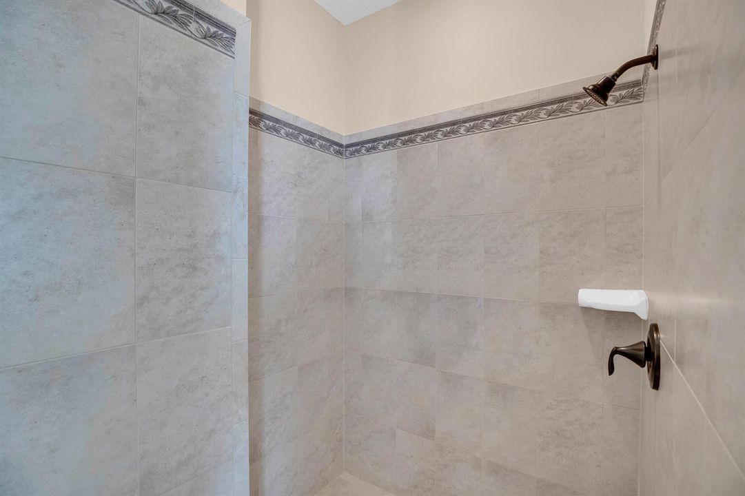 Primary walk in shower