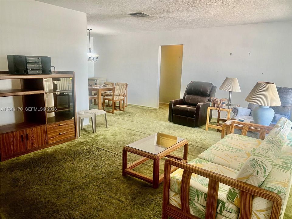 Spacious living area