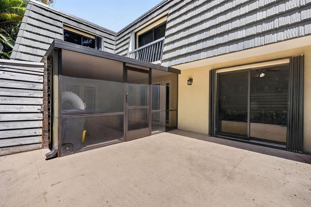 Accordion shutters on all sliders
