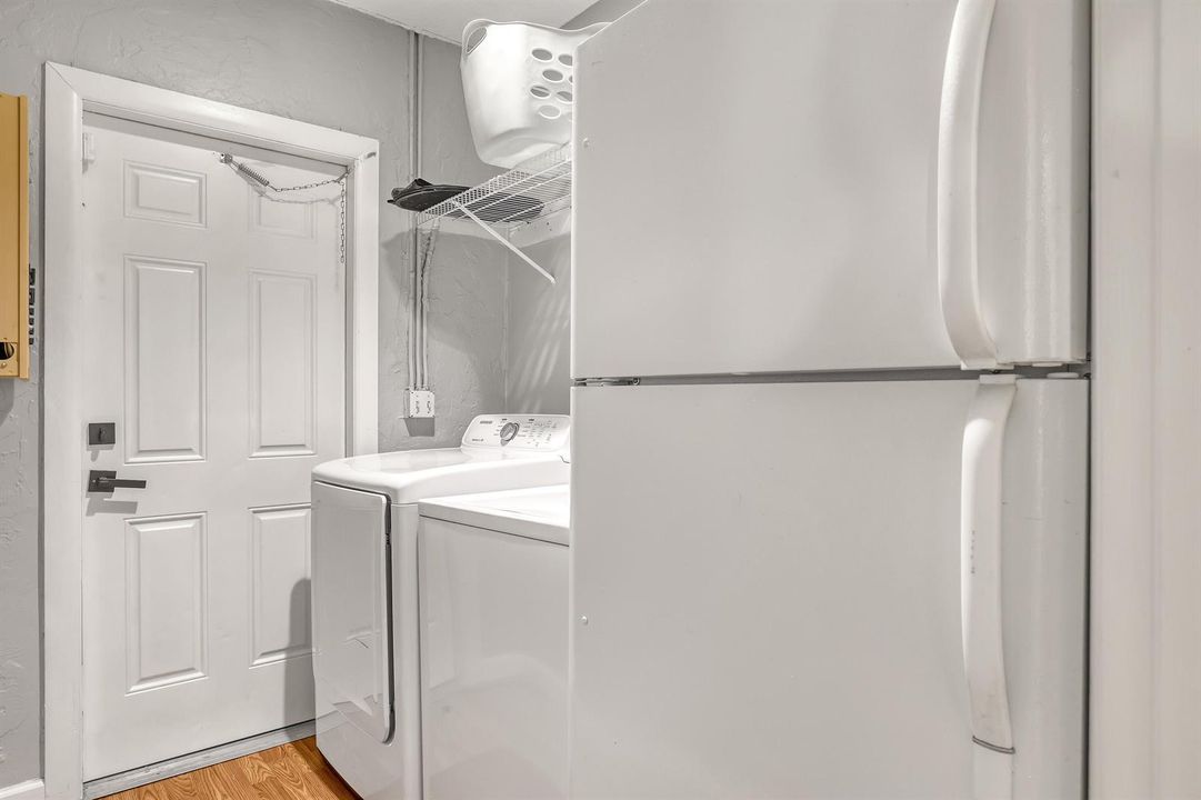 Laundry & 2nd Fridge