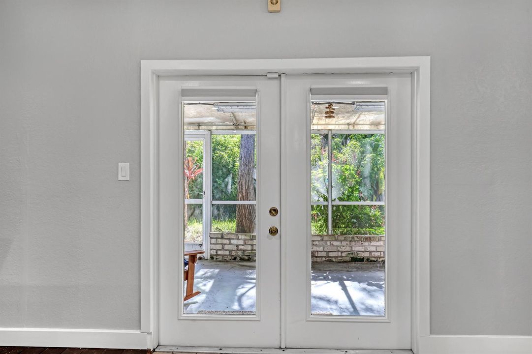 French Door to Patio
