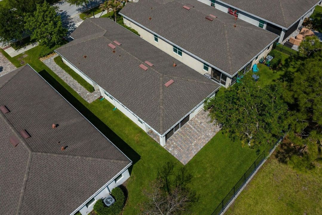 Aerial of Back of Home